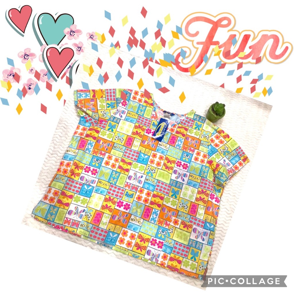🔥New Fun Scrub Wear Top